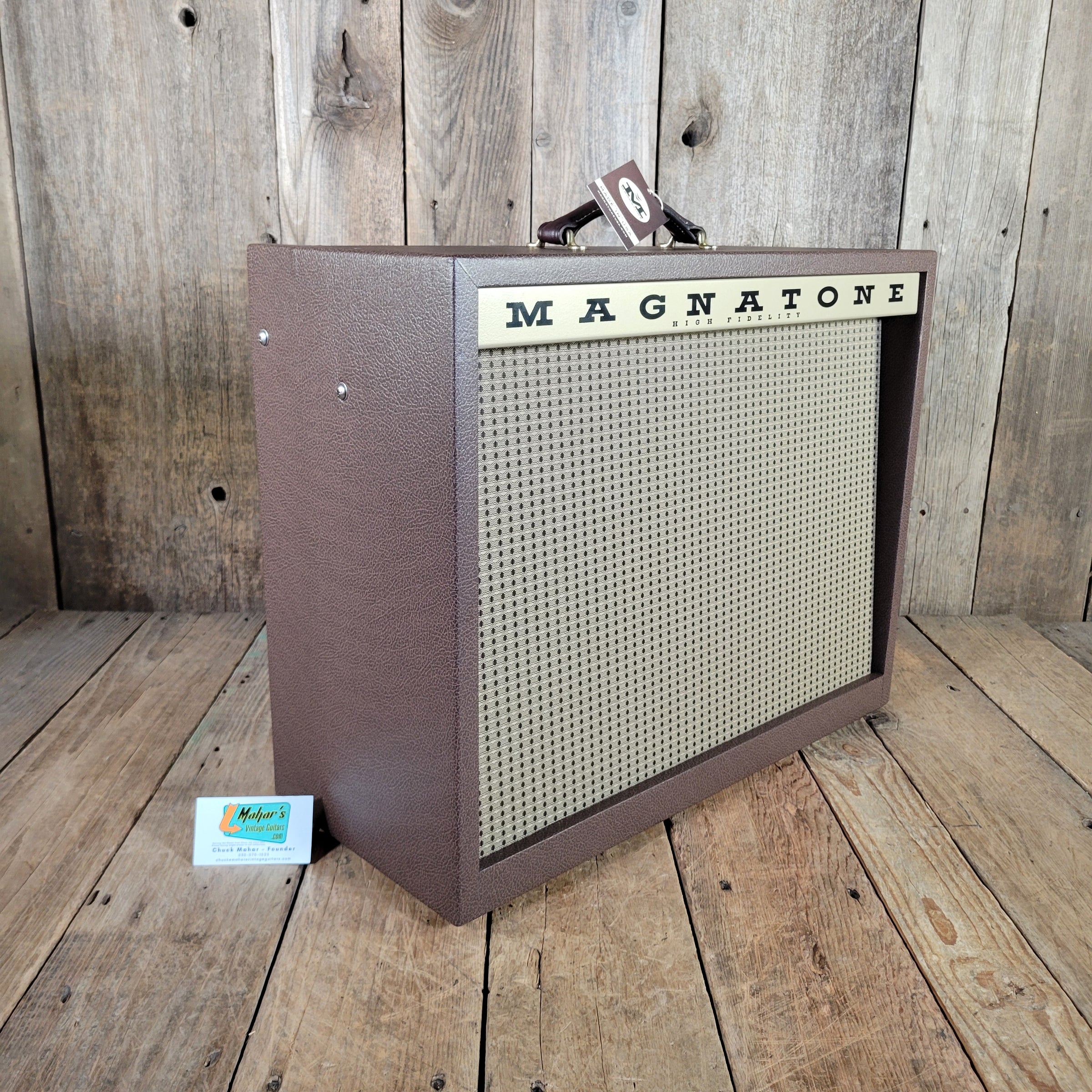 Magnatone 2020 Varsity Reverb 1x12 Combo Brown Near Mint