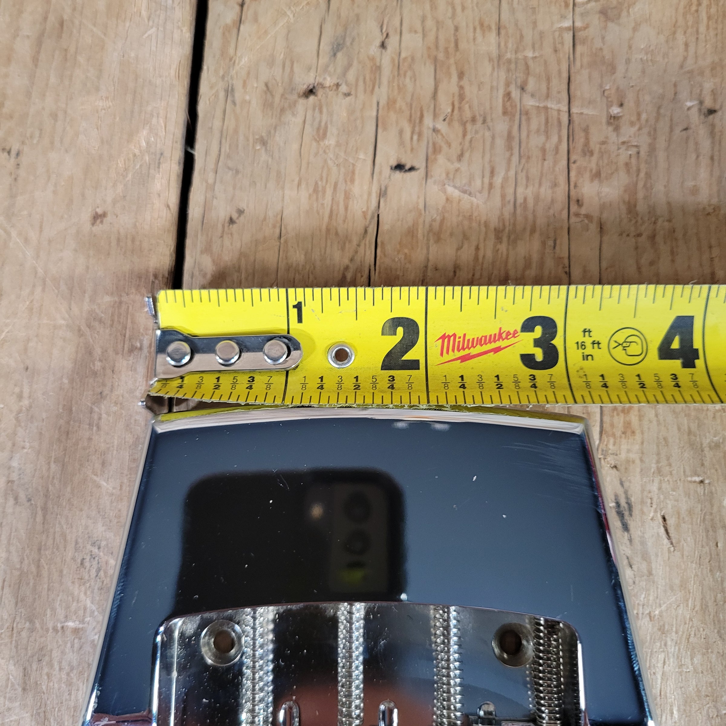 Hipshot Rickenbacker 4-String Bass Bridge Chrome Near Mint