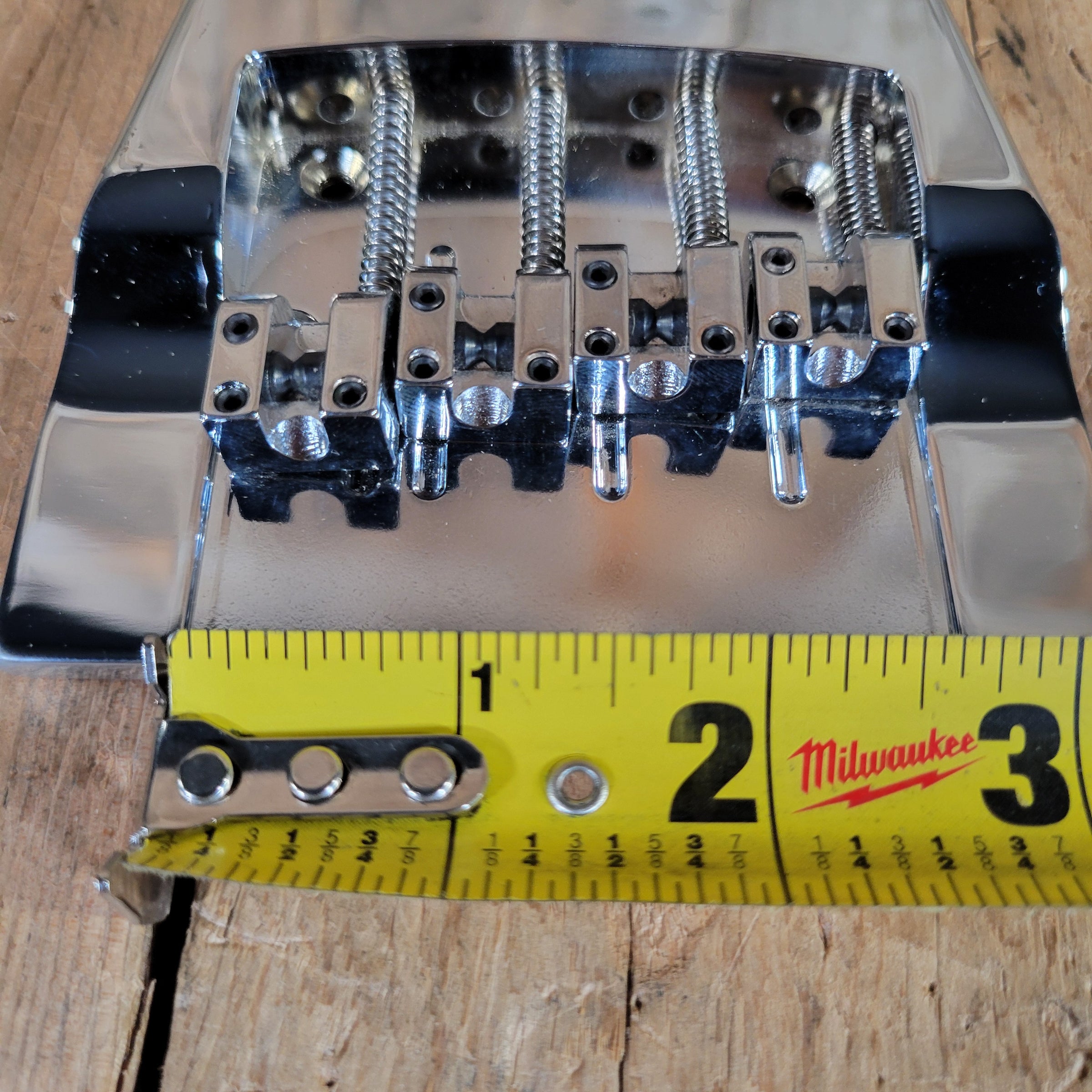 Hipshot Rickenbacker 4-String Bass Bridge Chrome Near Mint