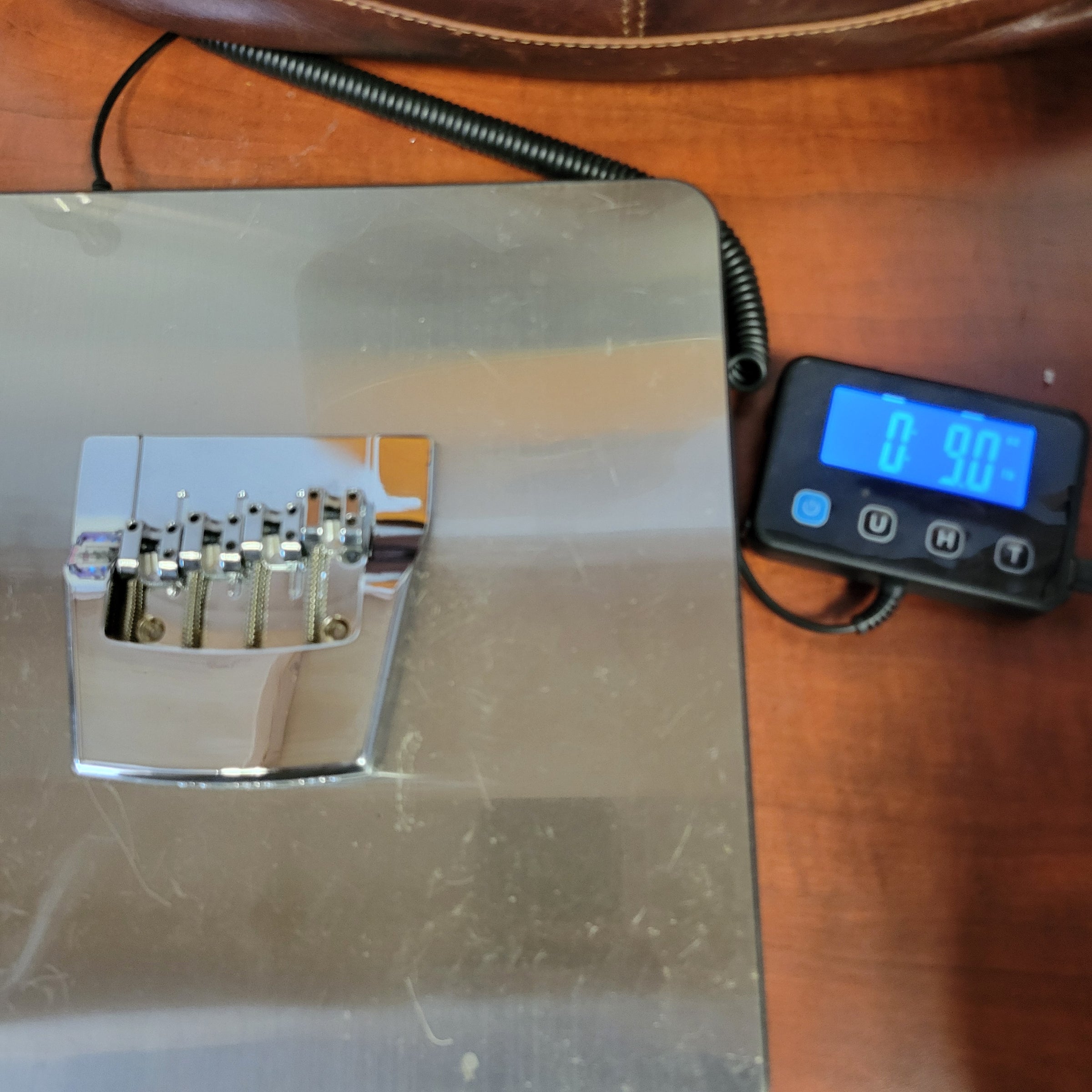 Hipshot Rickenbacker 4-String Bass Bridge Chrome Near Mint