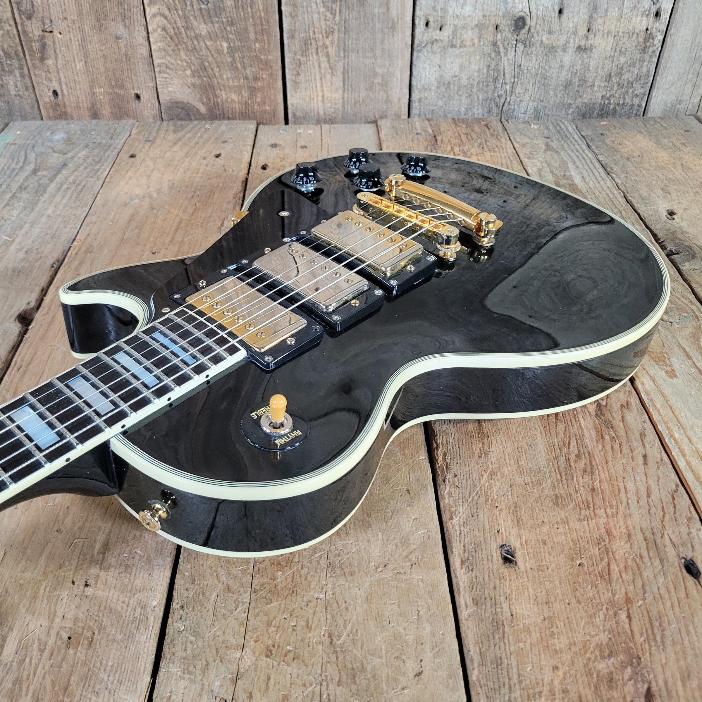 Gibson 1996 Les Paul Custom 57 Black Beauty 3PU Duncan Antiquity Seth Lover