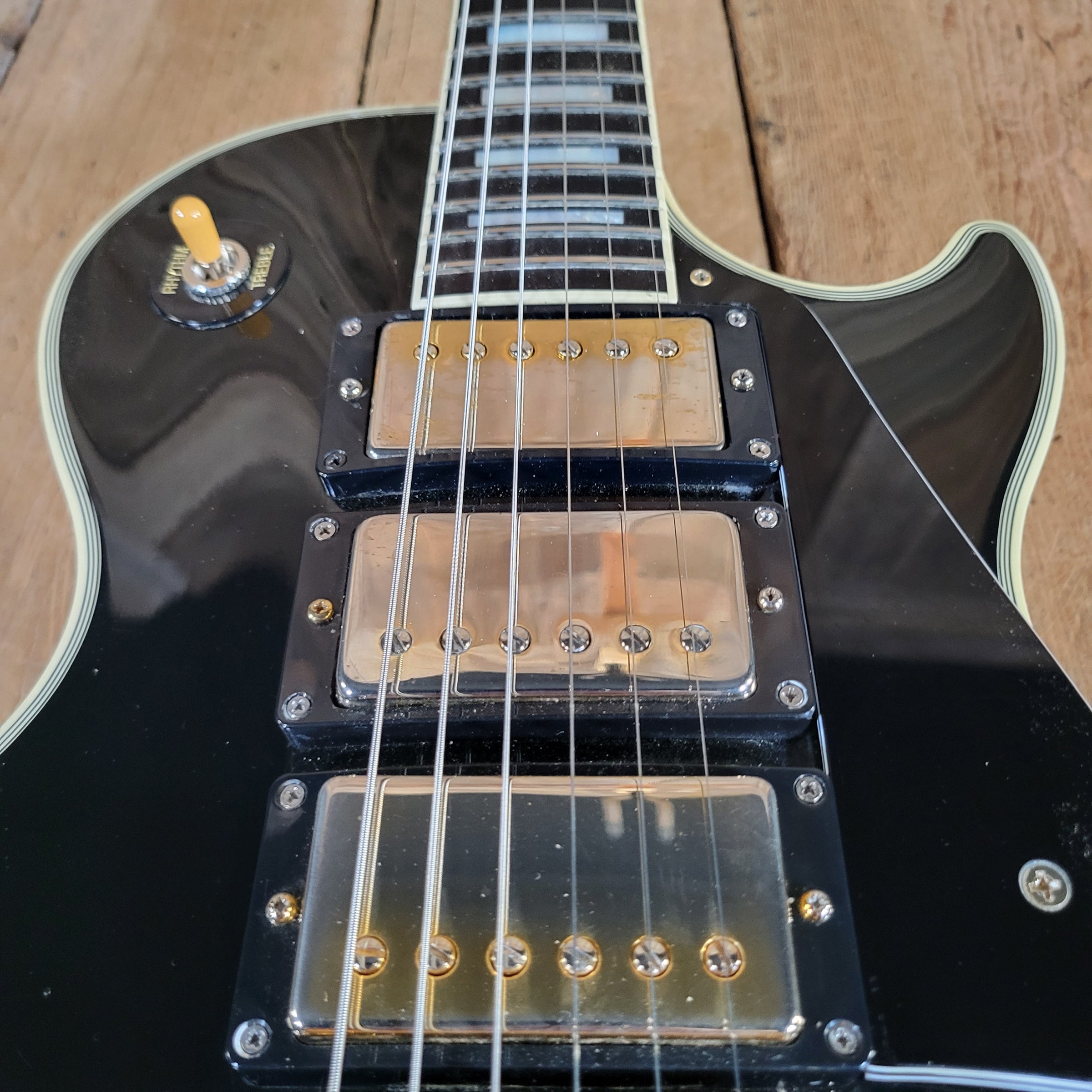 Gibson 1996 Les Paul Custom 57 Black Beauty 3PU Duncan Antiquity Seth Lover