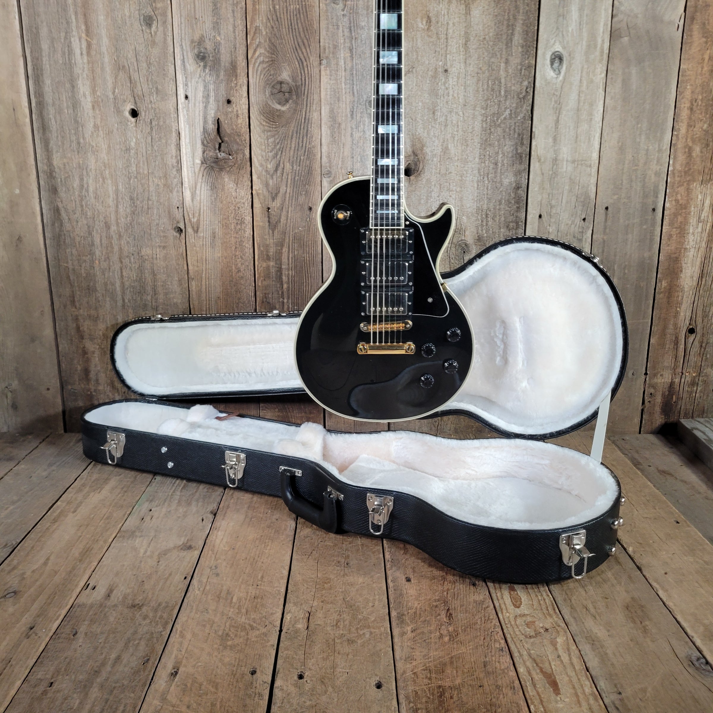 Gibson 1996 Les Paul Custom 57 Black Beauty 3PU Duncan Antiquity Seth Lover