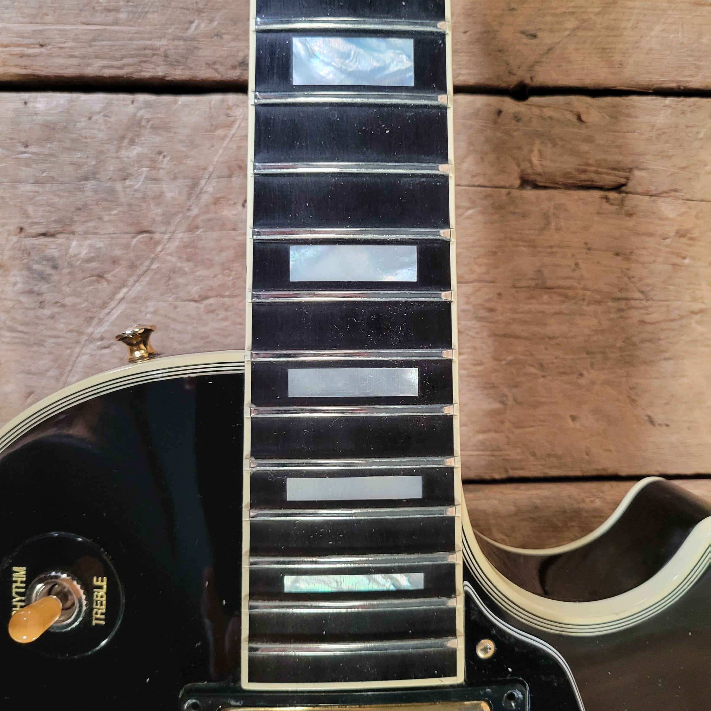 Gibson 1996 Les Paul Custom 57 Black Beauty 3PU Duncan Antiquity Seth Lover