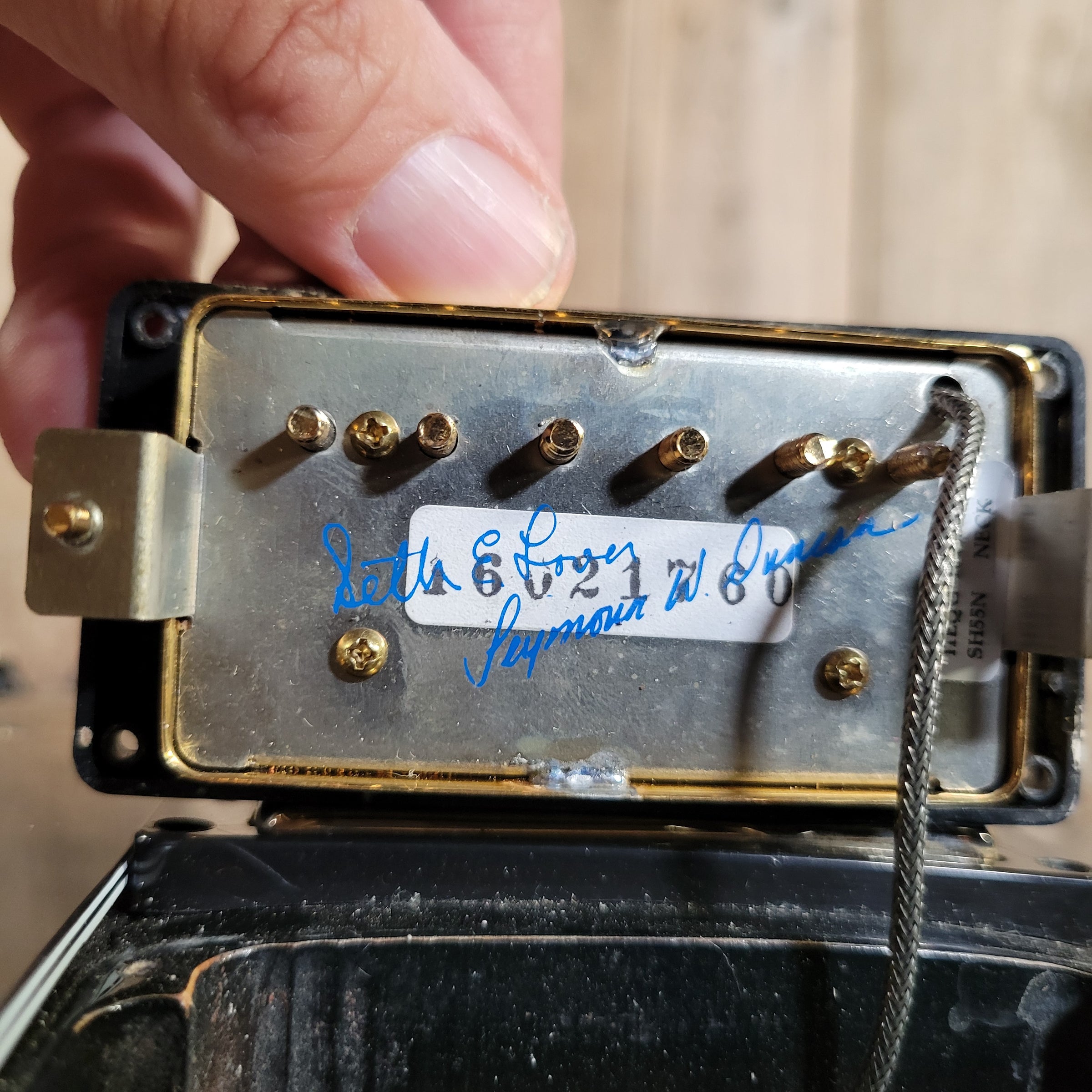 Gibson 1996 Les Paul Custom 57 Black Beauty 3PU Duncan Antiquity Seth Lover