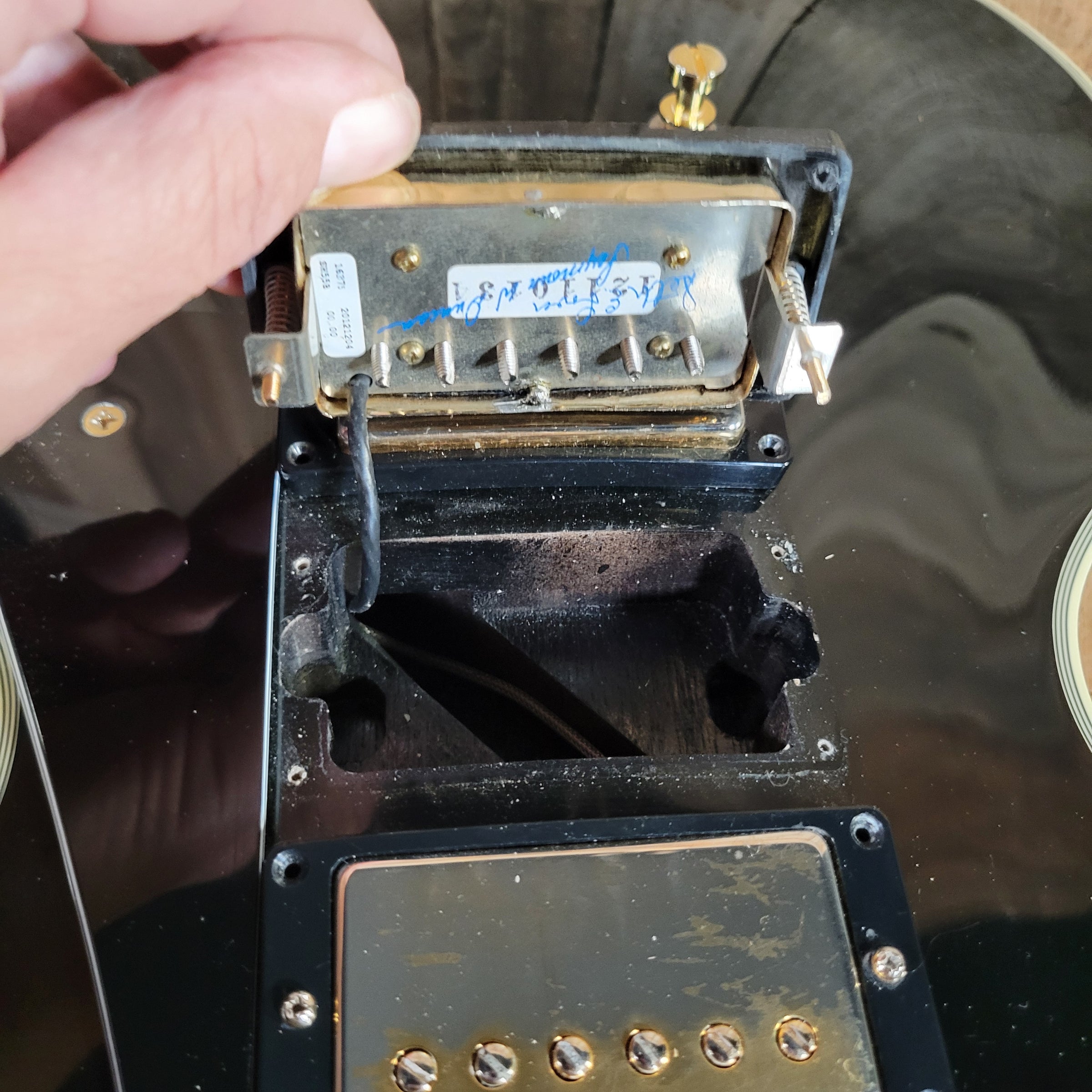 Gibson 1996 Les Paul Custom 57 Black Beauty 3PU Duncan Antiquity Seth Lover