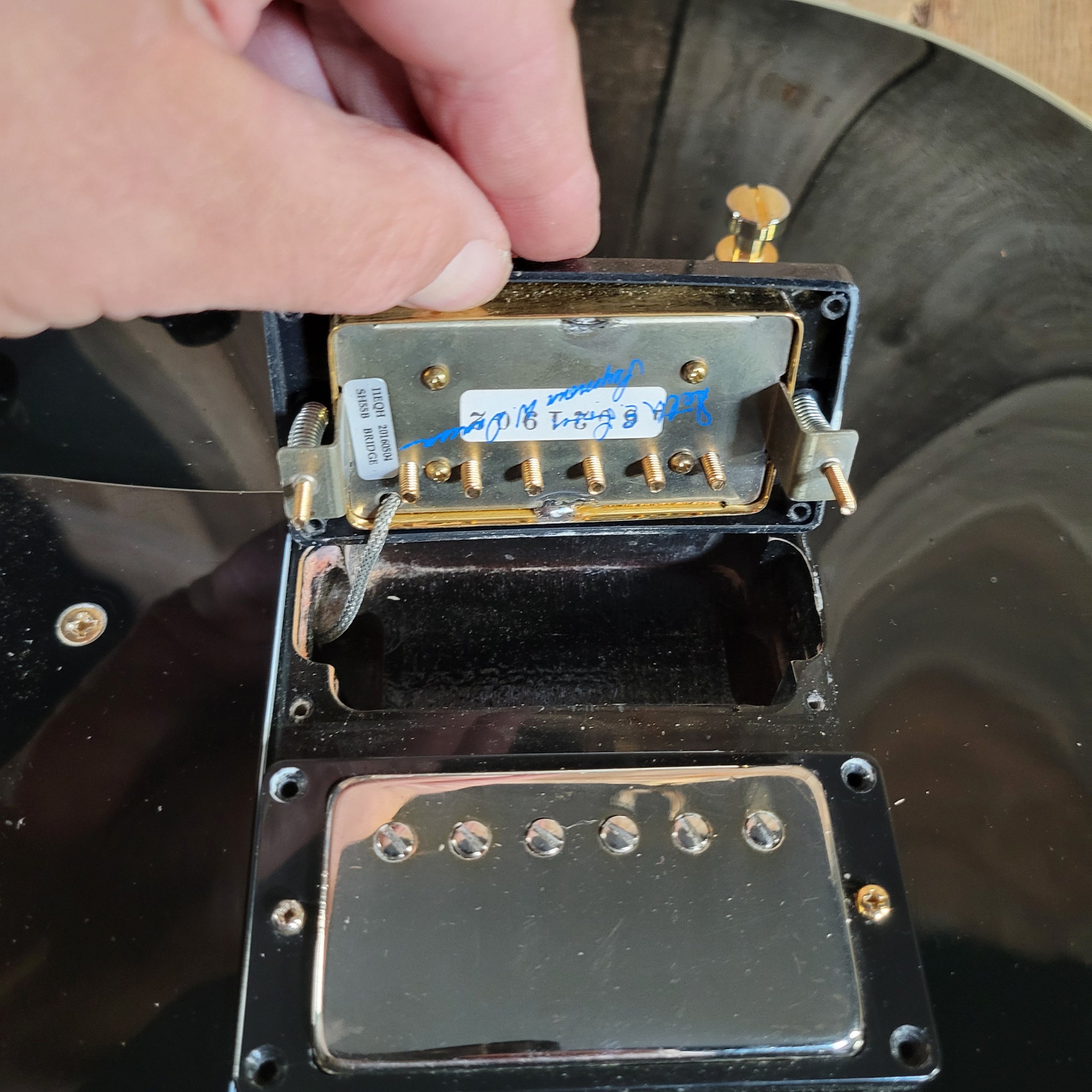 Gibson 1996 Les Paul Custom 57 Black Beauty 3PU Duncan Antiquity Seth Lover