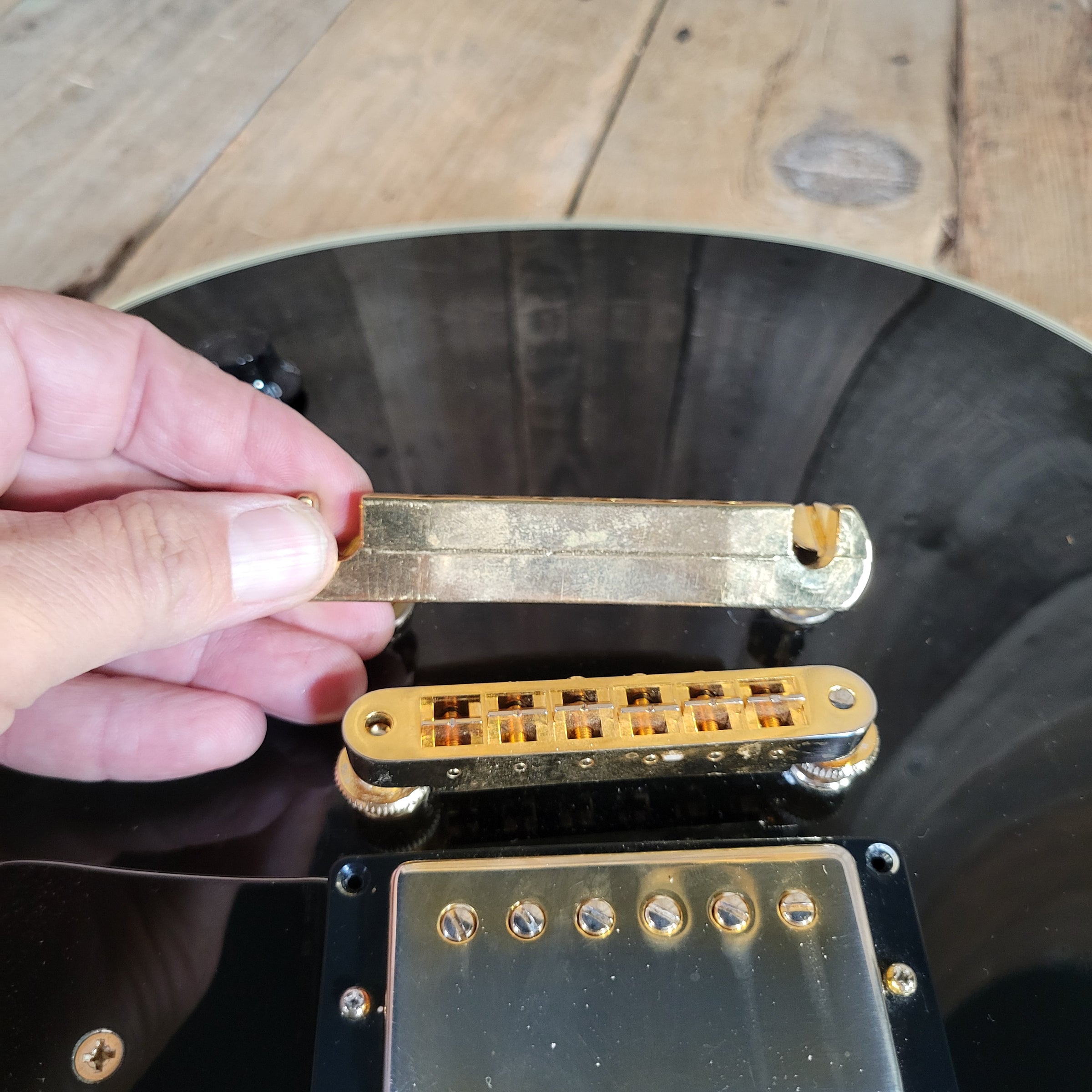 Gibson 1996 Les Paul Custom 57 Black Beauty 3PU Duncan Antiquity Seth Lover