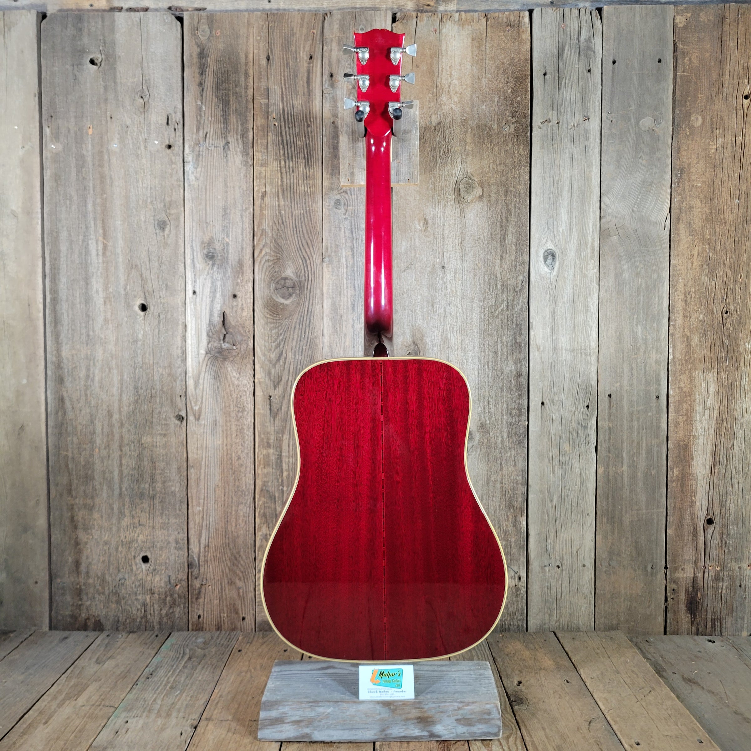 Gibson 1975 Hummingbird Custom Cherry Sunburst Very Good
