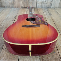 Gibson 1975 Hummingbird Custom Cherry Sunburst Very Good