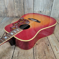 Gibson 1975 Hummingbird Custom Cherry Sunburst Very Good