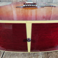 Gibson 1975 Hummingbird Custom Cherry Sunburst Very Good