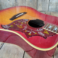 Gibson 1975 Hummingbird Custom Cherry Sunburst Very Good