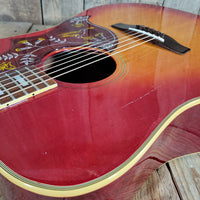 Gibson 1975 Hummingbird Custom Cherry Sunburst Very Good