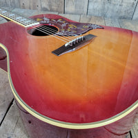 Gibson 1975 Hummingbird Custom Cherry Sunburst Very Good