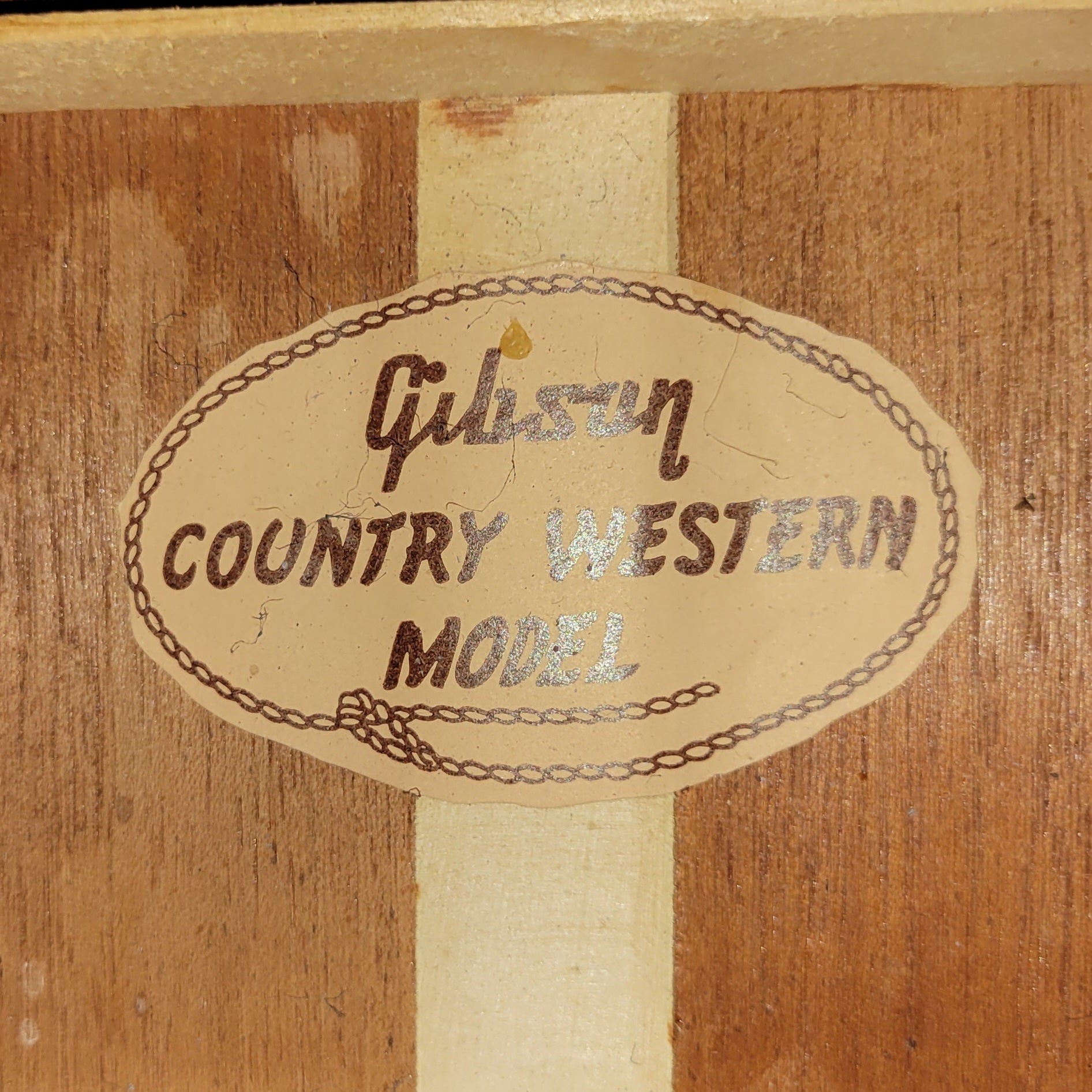 Gibson 1960 Country Western Natural Slope Shoulder w/ Provenance Excellent