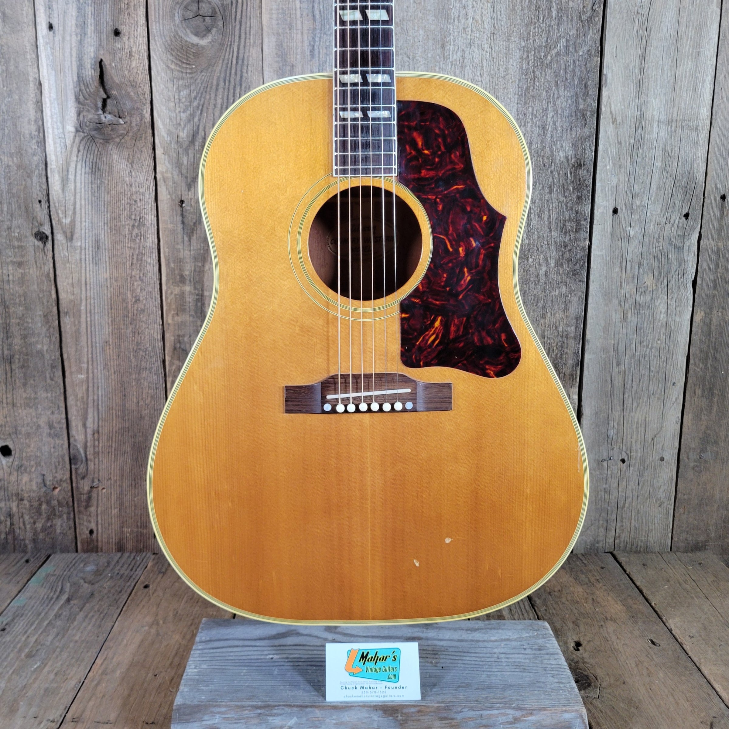 Gibson 1960 Country Western Natural Slope Shoulder w/ Provenance Excellent
