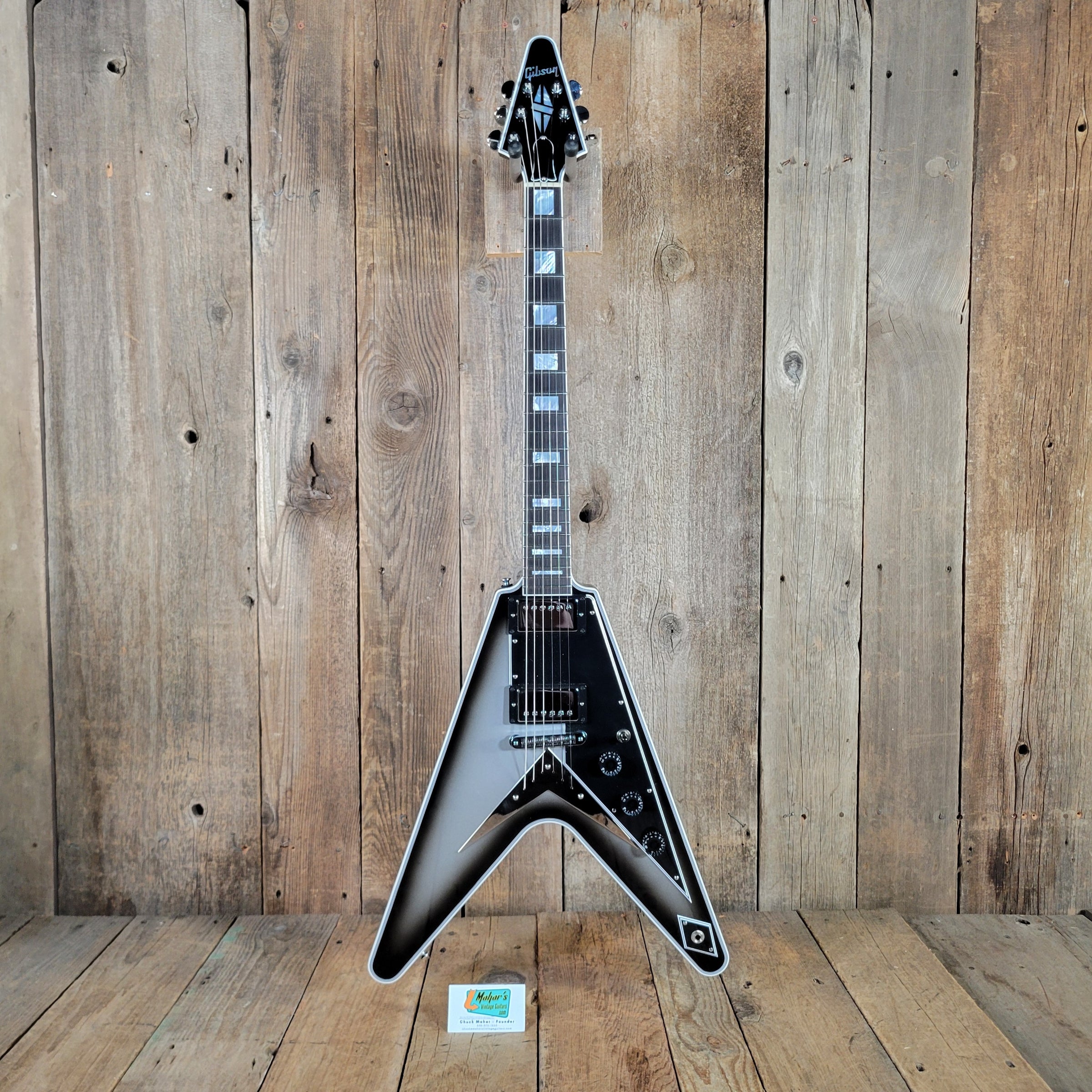 Gibson 2024 Flying V Custom Silverburst Custom Shop Excellent