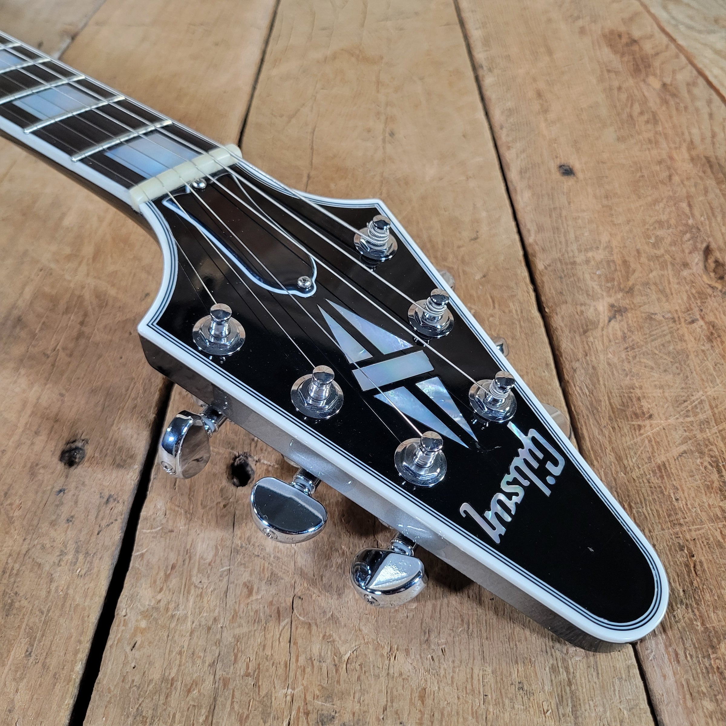 Gibson 2024 Flying V Custom Silverburst Custom Shop Excellent