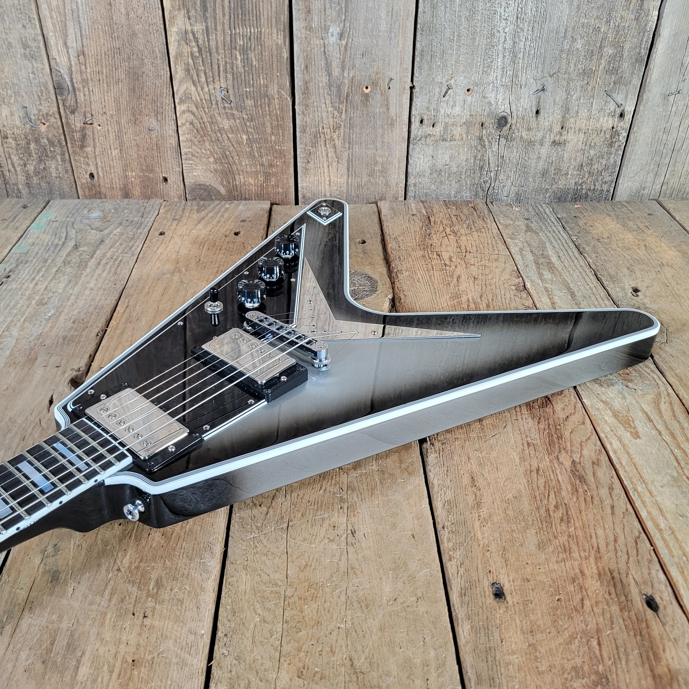 Gibson 2024 Flying V Custom Silverburst Custom Shop Excellent