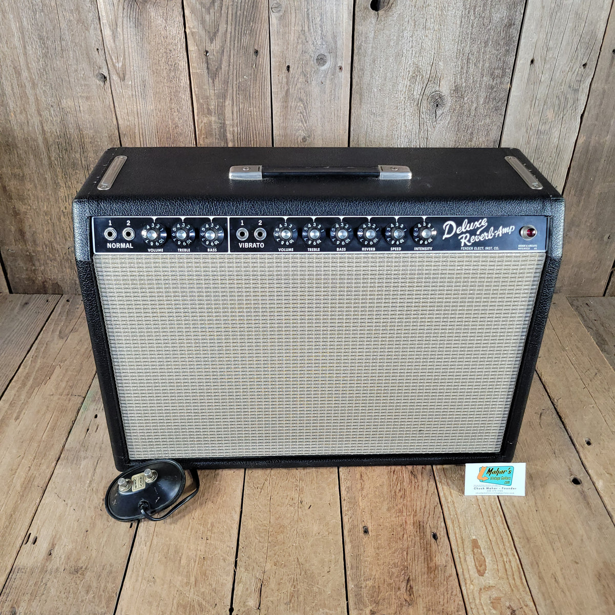 Fender Deluxe Reverb AB763 Pre CBS 1964 Lightly Serviced Original Cover Near Mint