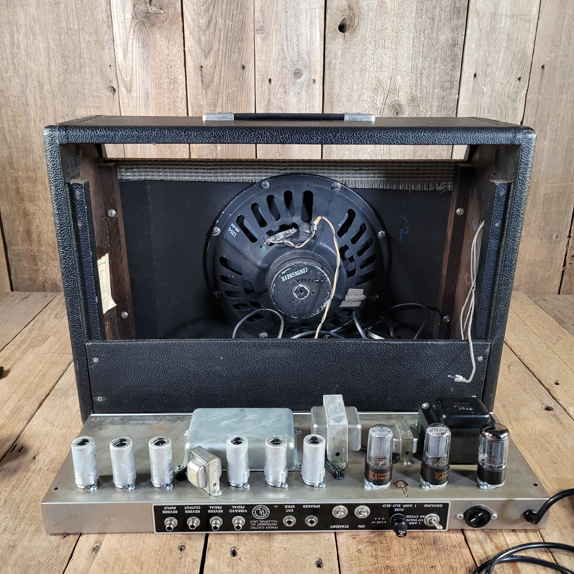Fender Deluxe Reverb AB763 Pre CBS 1964 Lightly Serviced Original Cover Near Mint