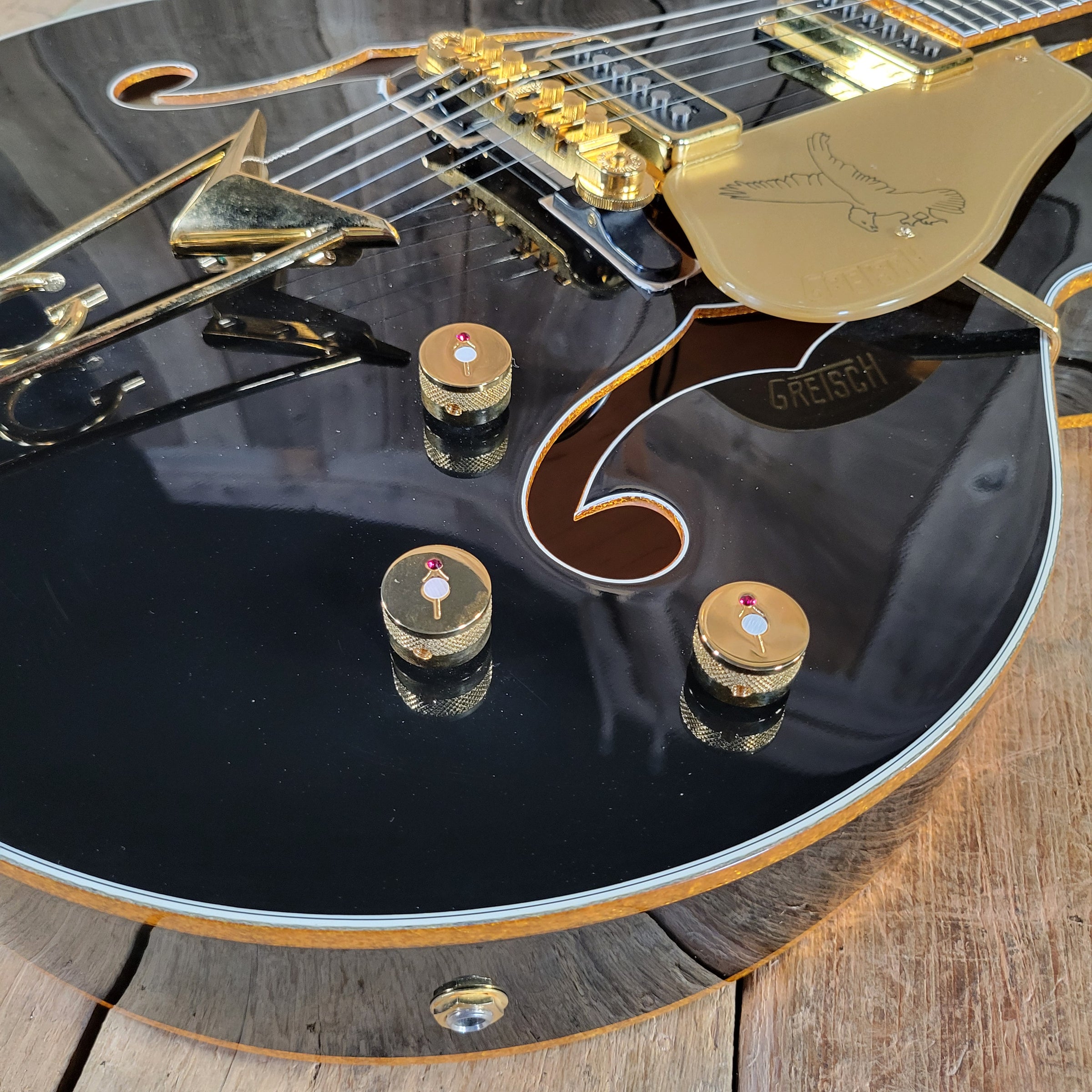 Gretsch Black Falcon G6136DSBK 2013 Dynasonic Pickups Near Mint