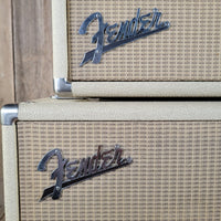 Fender 1963 Tremolux 6G9-B White Tolex Piggyback Near Mint