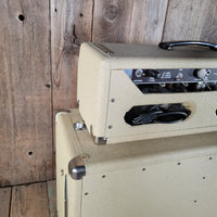 Fender 1963 Tremolux 6G9-B White Tolex Piggyback Near Mint