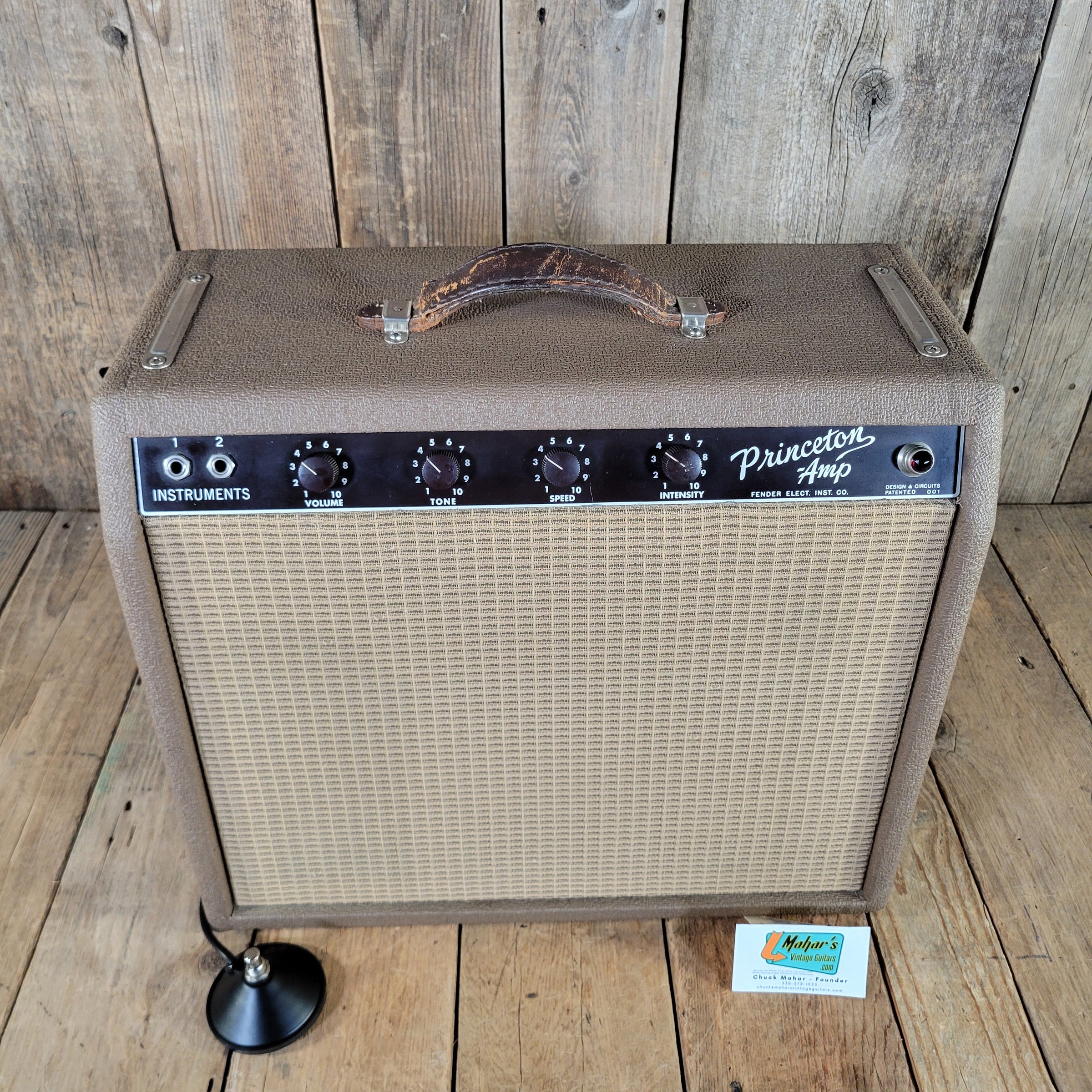 Fender 1962 Princeton 6G2 Brown Serviced Excellent