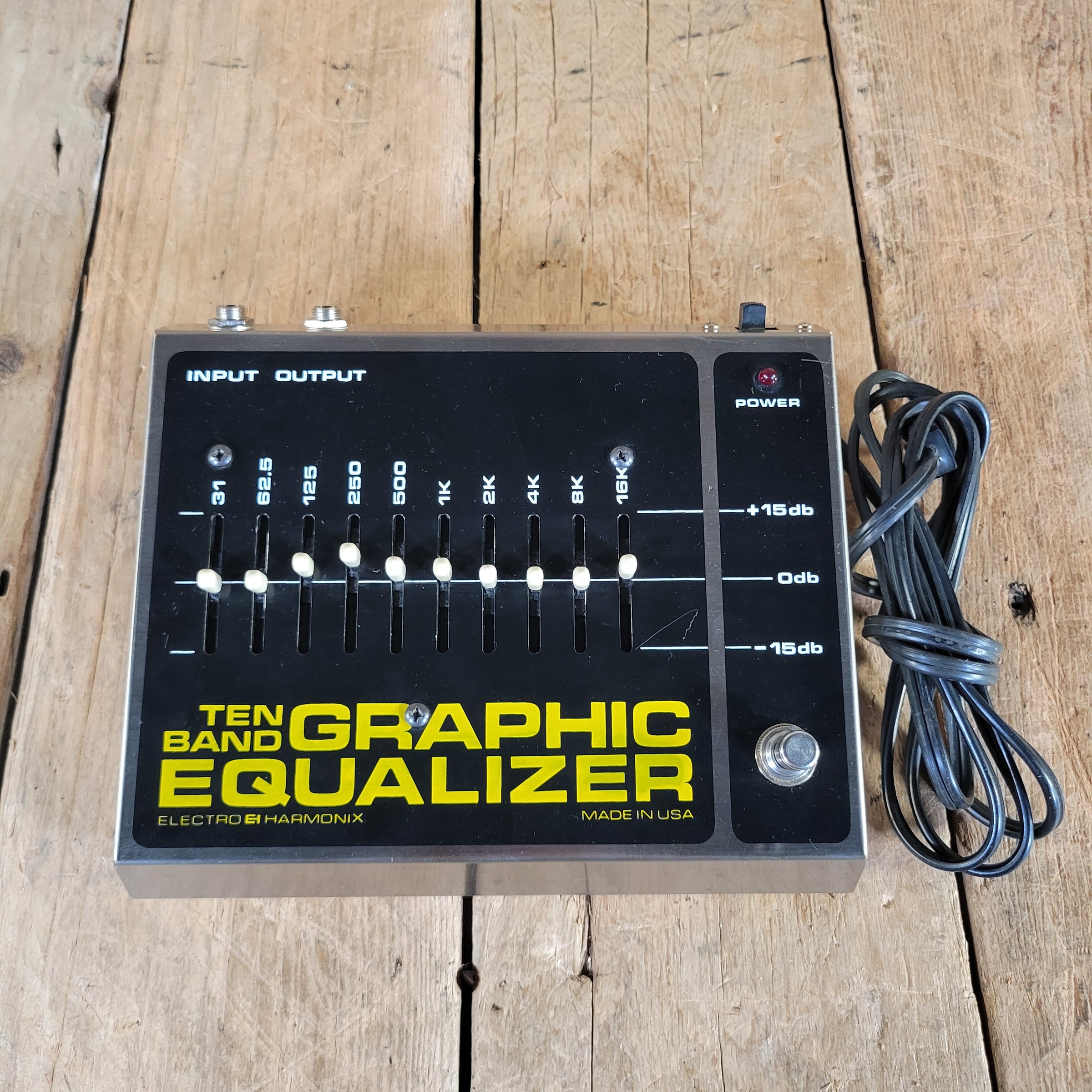 Electro-Harmonix 1977 Ten Band Graphic EQ Pedal Excellent