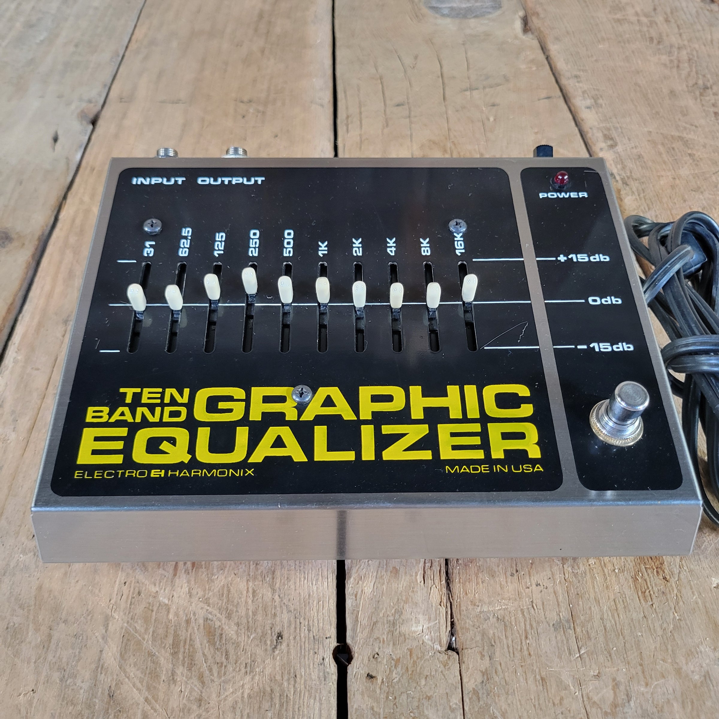 Electro-Harmonix 1977 Ten Band Graphic EQ Pedal Excellent
