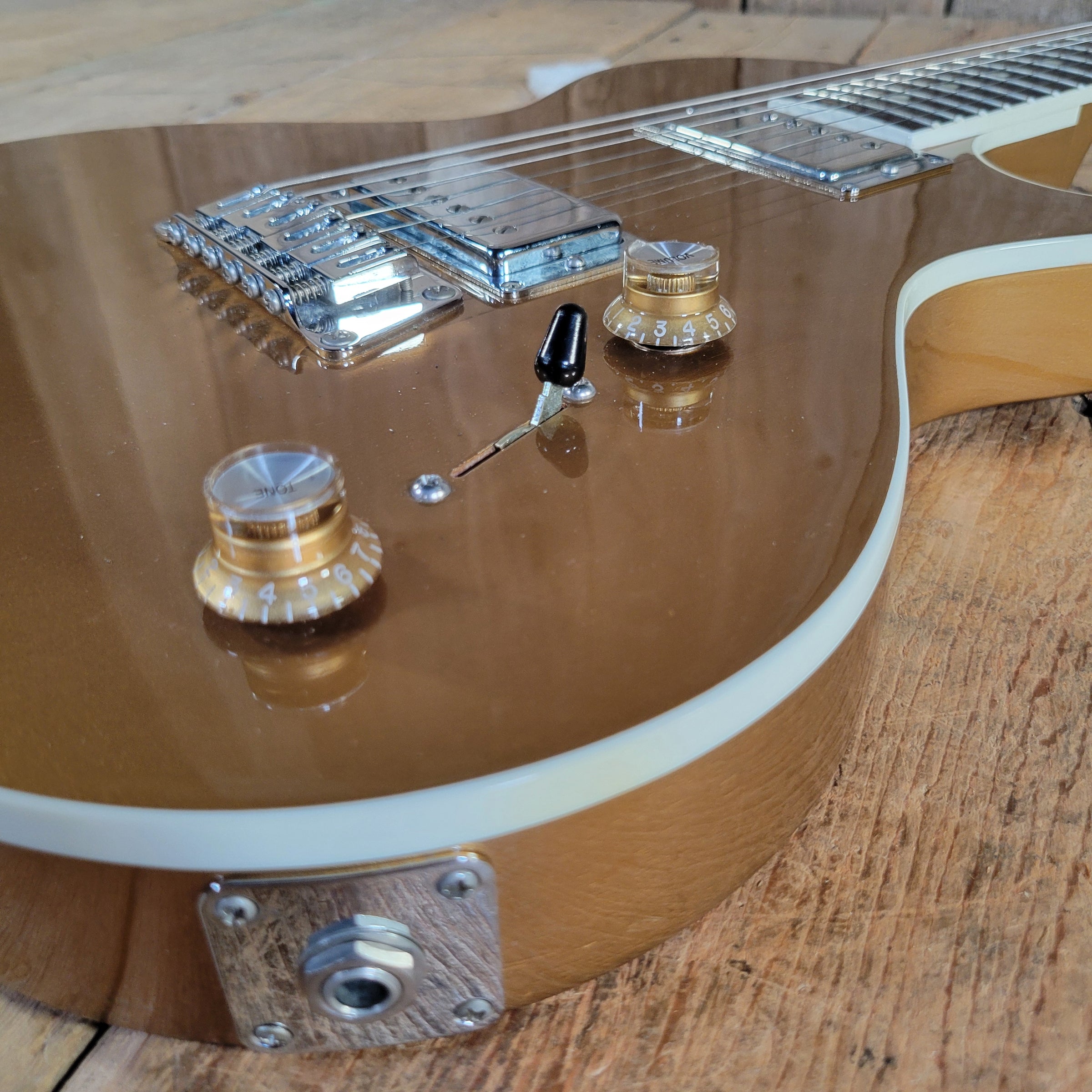 Gibson 2011 Nighthawk Studio Goldtop SD Pearly Gates Seth Lover