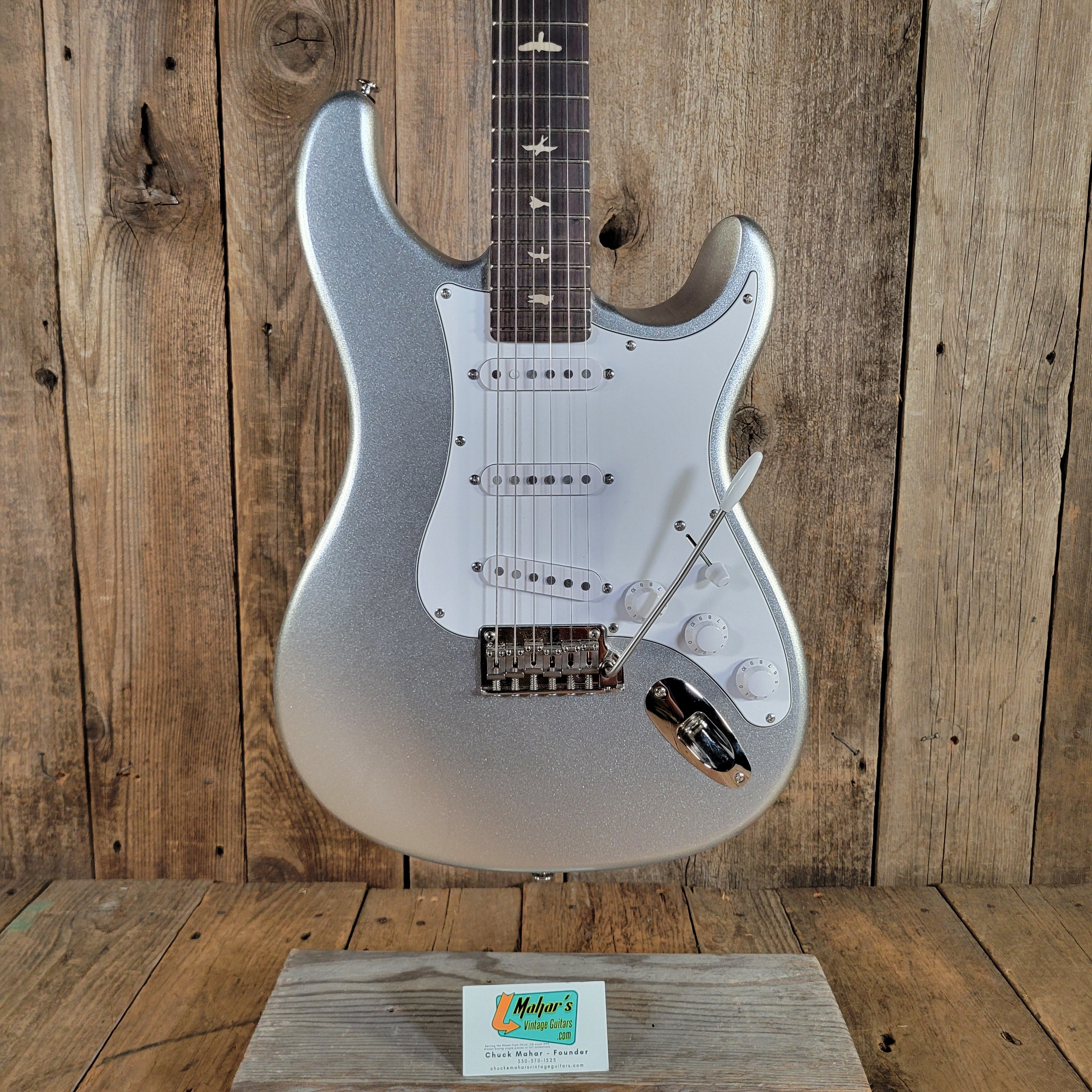 PRS 2025 SE Silver Sky Silver Sparkle John Mayer | Mahar's