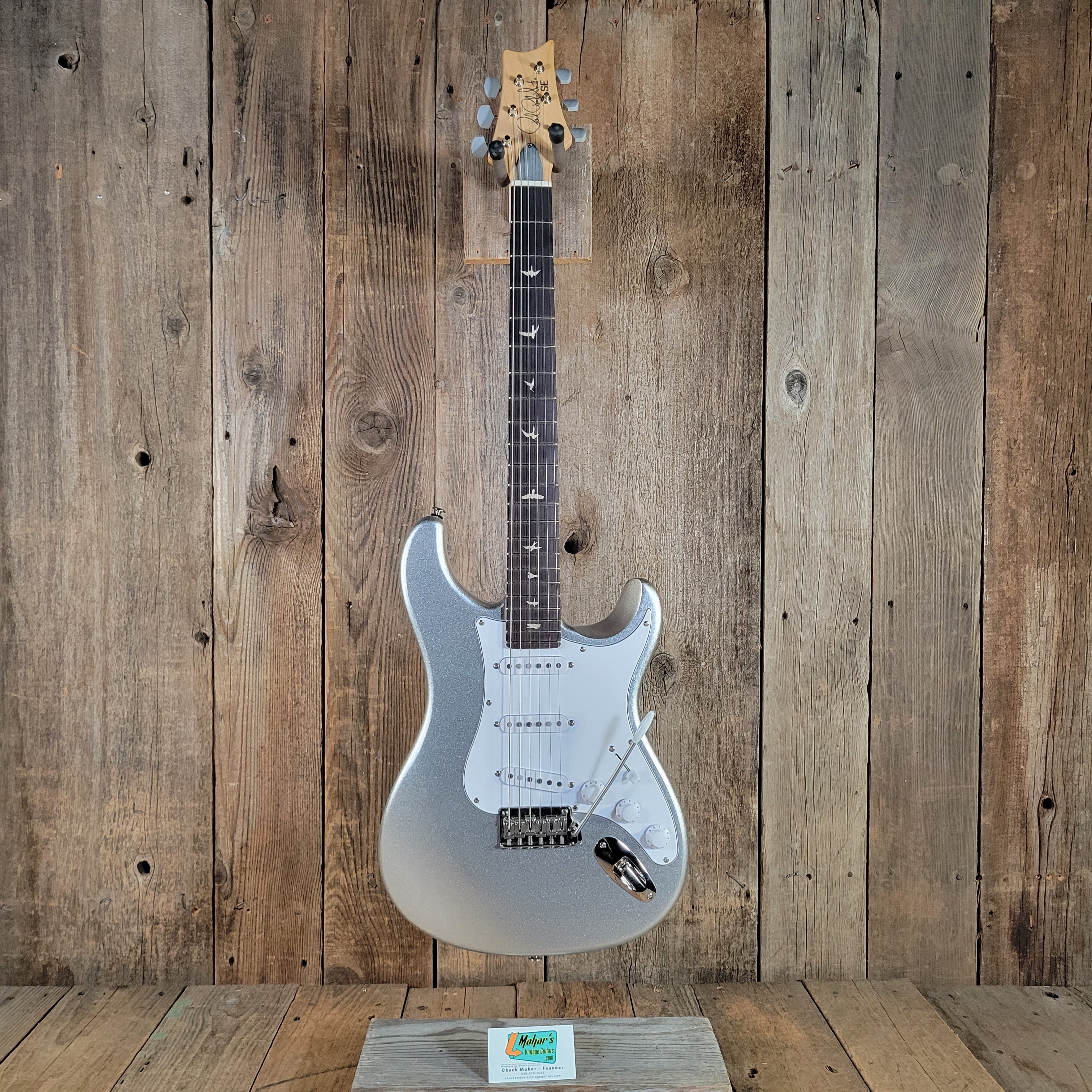 PRS 2025 SE Silver Sky Silver Sparkle John Mayer | Mahar's