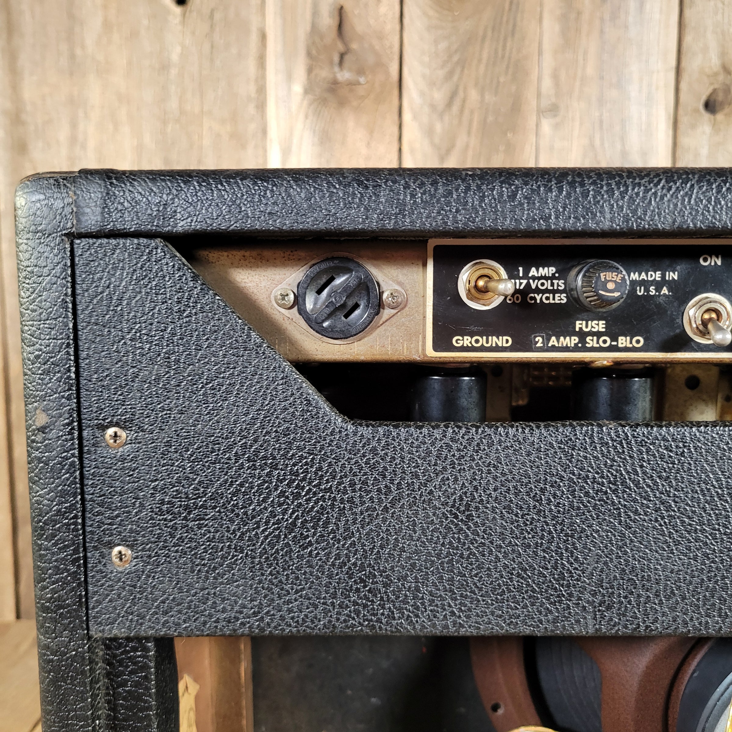 Fender 1965 Deluxe Reverb AB763 Blackface Serviced Very Good