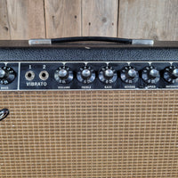 Fender 1965 Deluxe Reverb AB763 Blackface Serviced Very Good