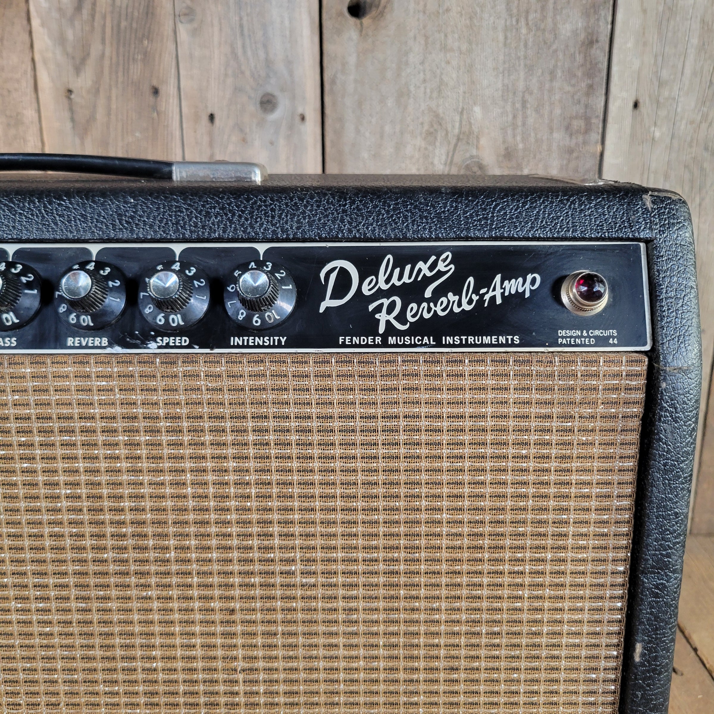 Fender 1965 Deluxe Reverb AB763 Blackface Serviced Very Good