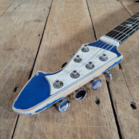 Teisco 1960s Spectrum 5 Metallic Blue Stereo/Mono Z-Coil Good