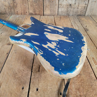 Teisco 1960s Spectrum 5 Metallic Blue Stereo/Mono Z-Coil Good