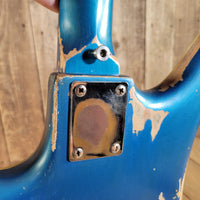 Teisco 1960s Spectrum 5 Metallic Blue Stereo/Mono Z-Coil Good