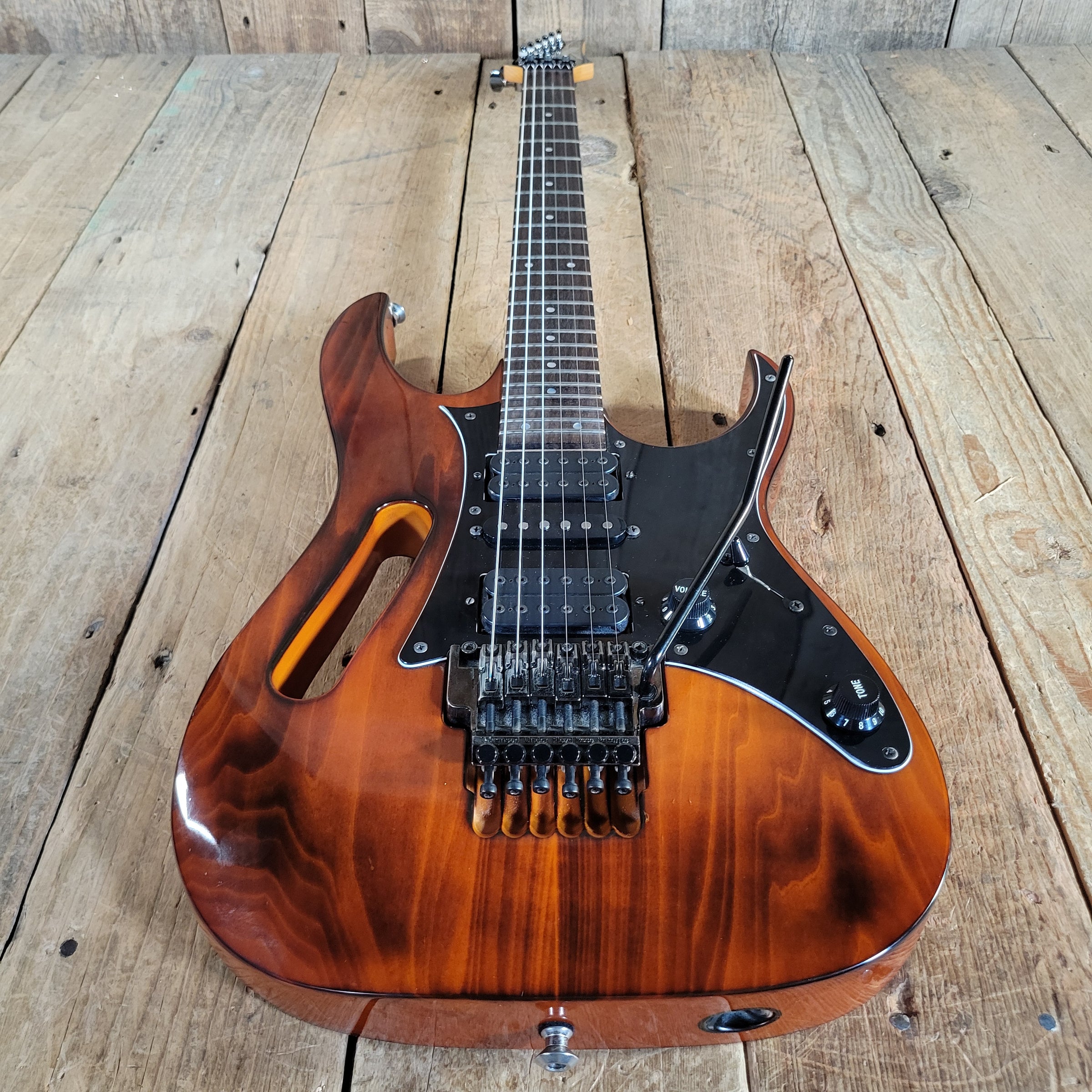 Ibanez 1988 JEM7-RB Root Beer w/ case Excellent