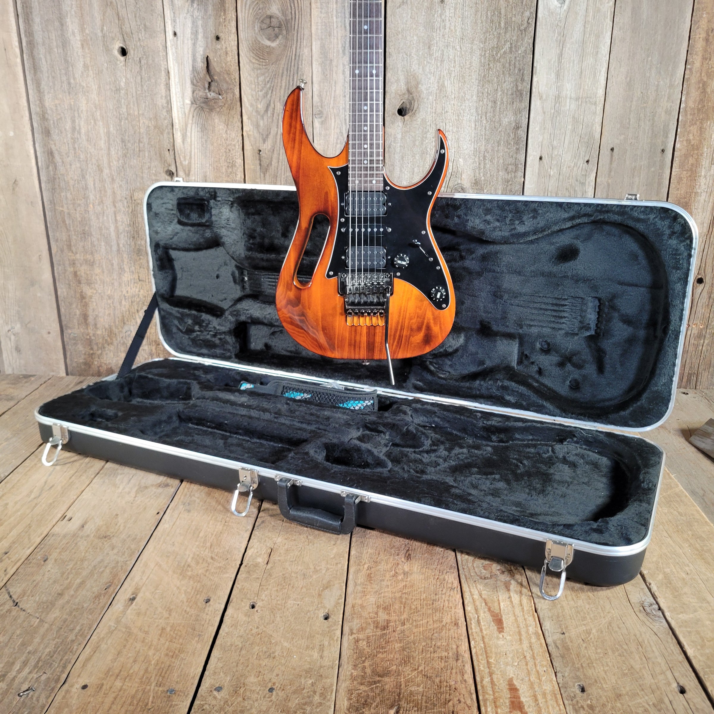 Ibanez 1988 JEM7-RB Root Beer w/ case Excellent