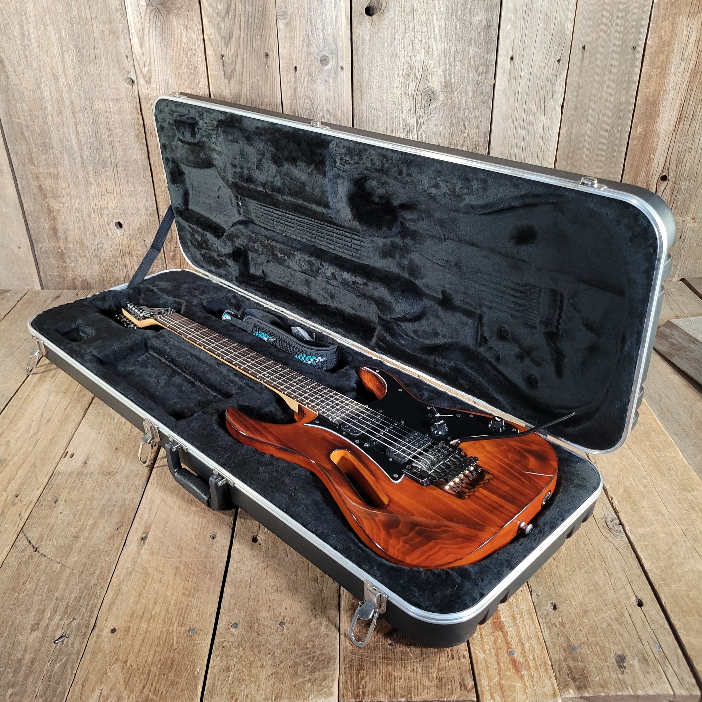 Ibanez 1988 JEM7-RB Root Beer w/ case Excellent