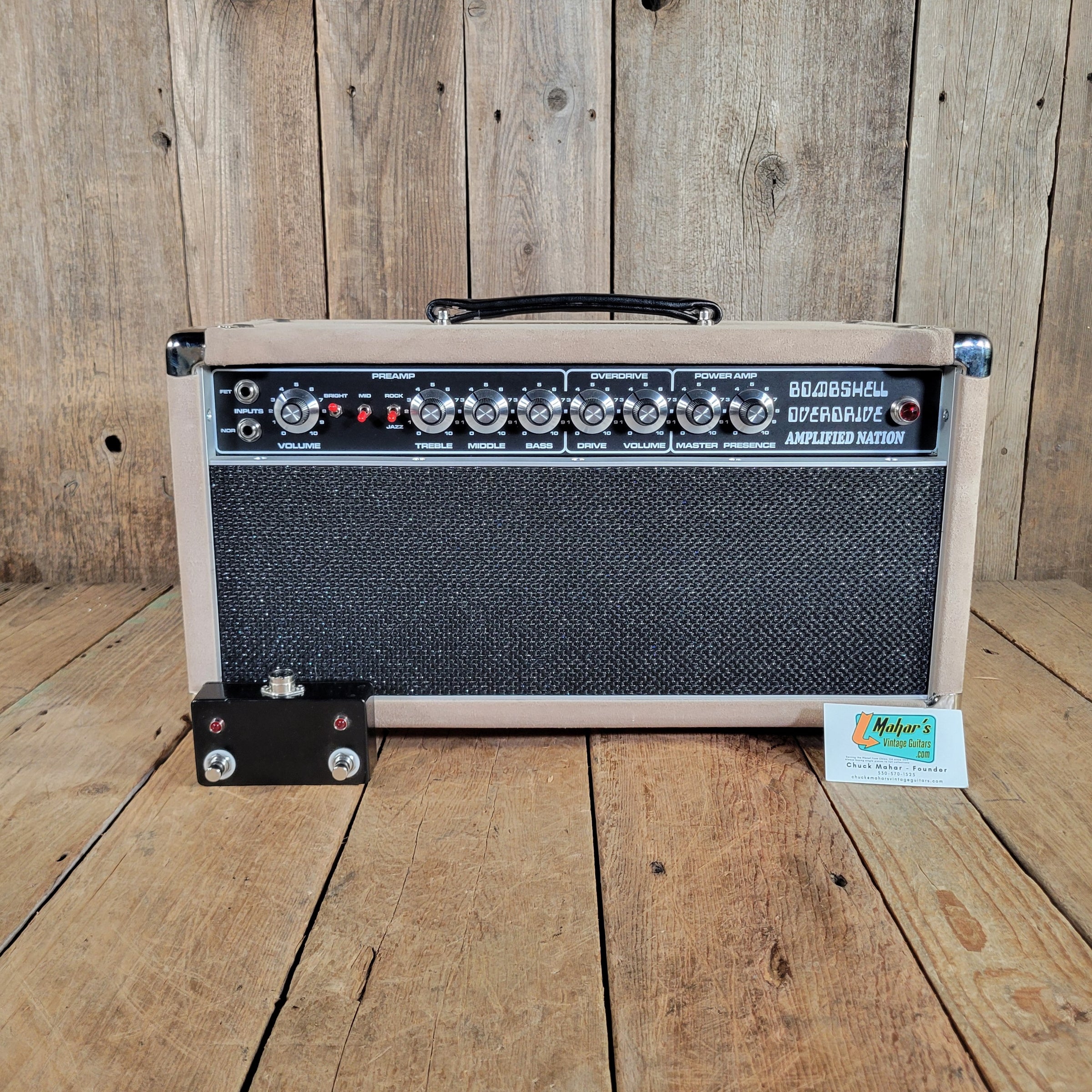 Amplified Nation 2022 Bombshell Overdrive 100W Head Ivory NM