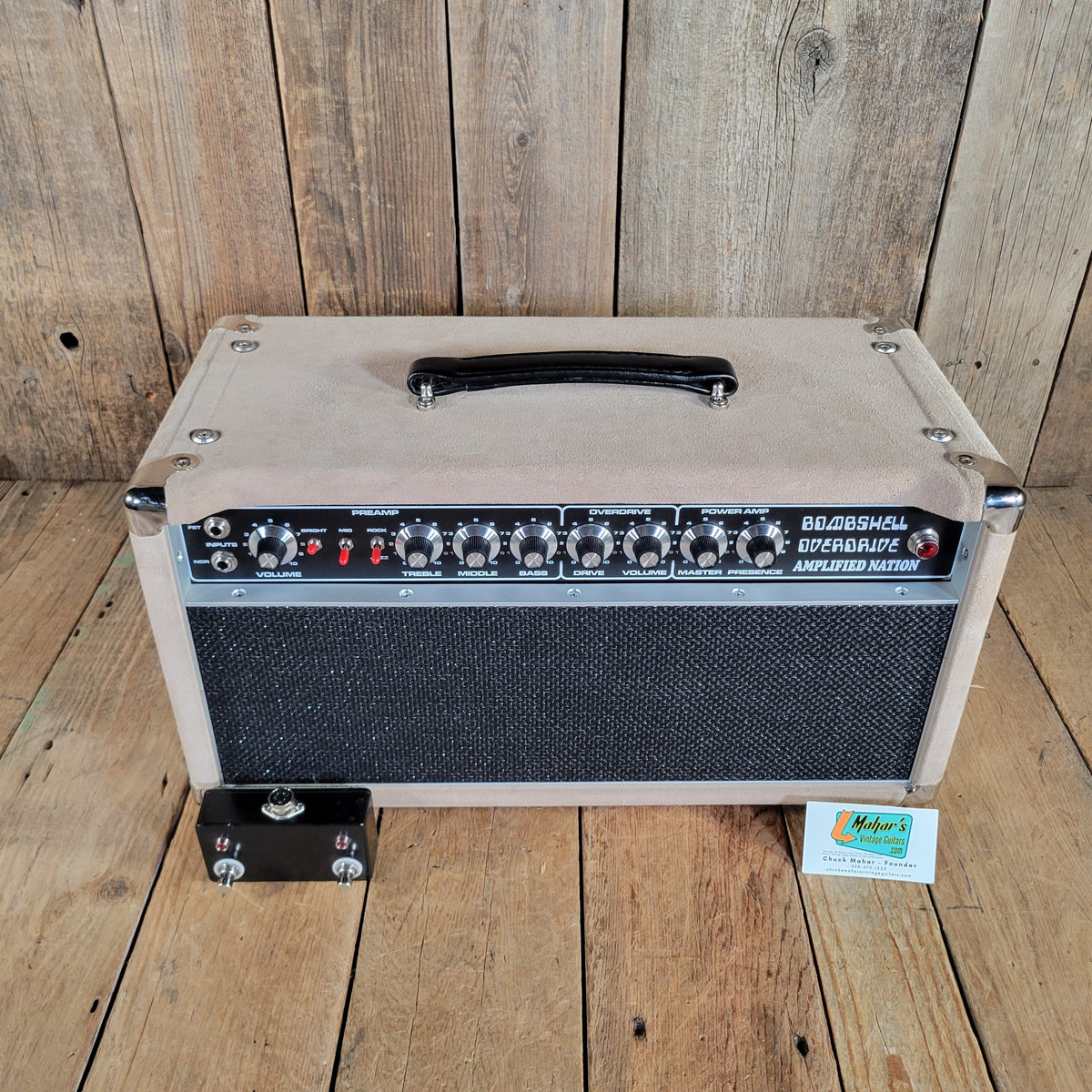 Amplified Nation 2022 Bombshell Overdrive 100W Head Ivory NM