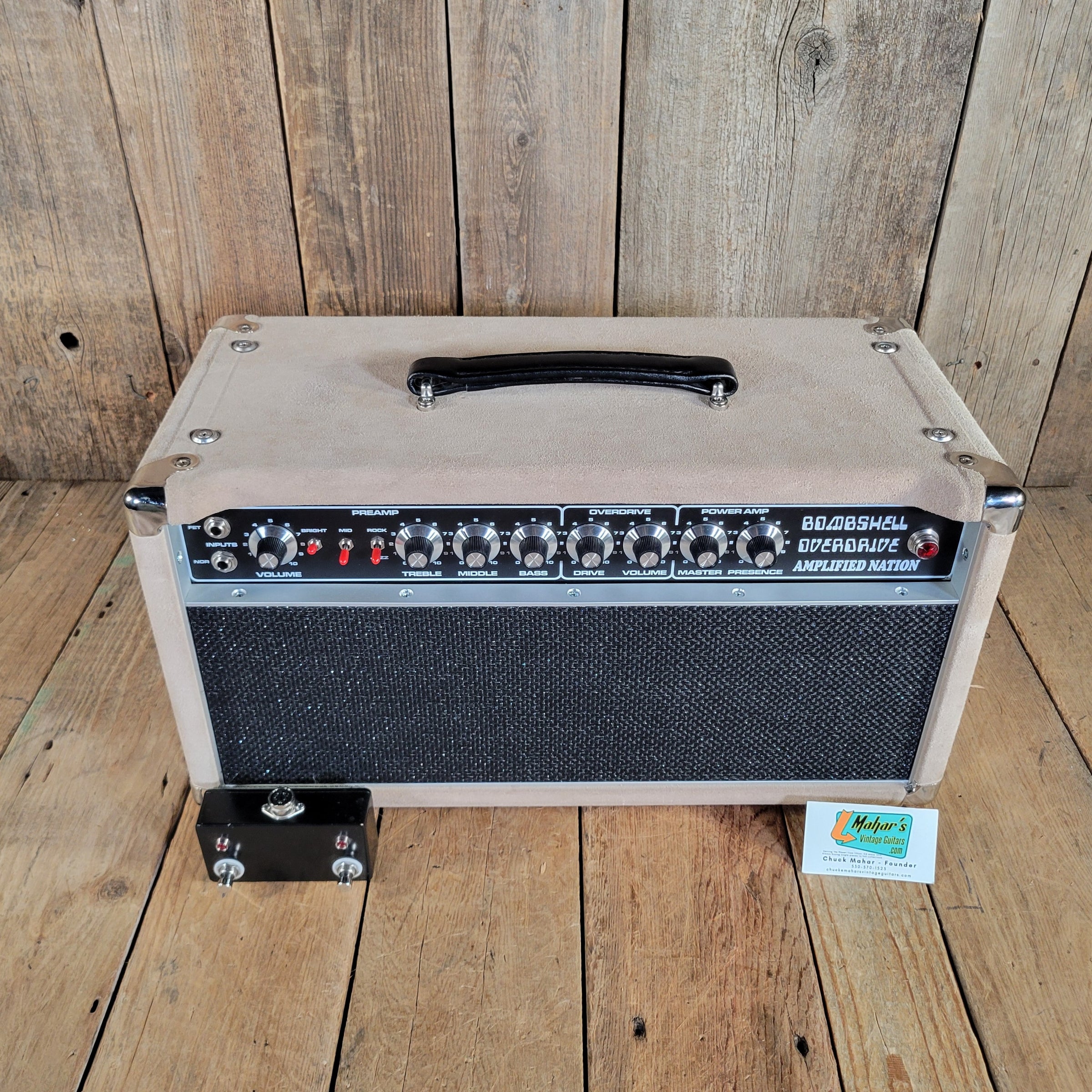Amplified Nation 2022 Bombshell Overdrive 100W Head Ivory NM