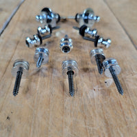 Schaller Straplocks w/ 5 Extra Strap Button Sets Excellent