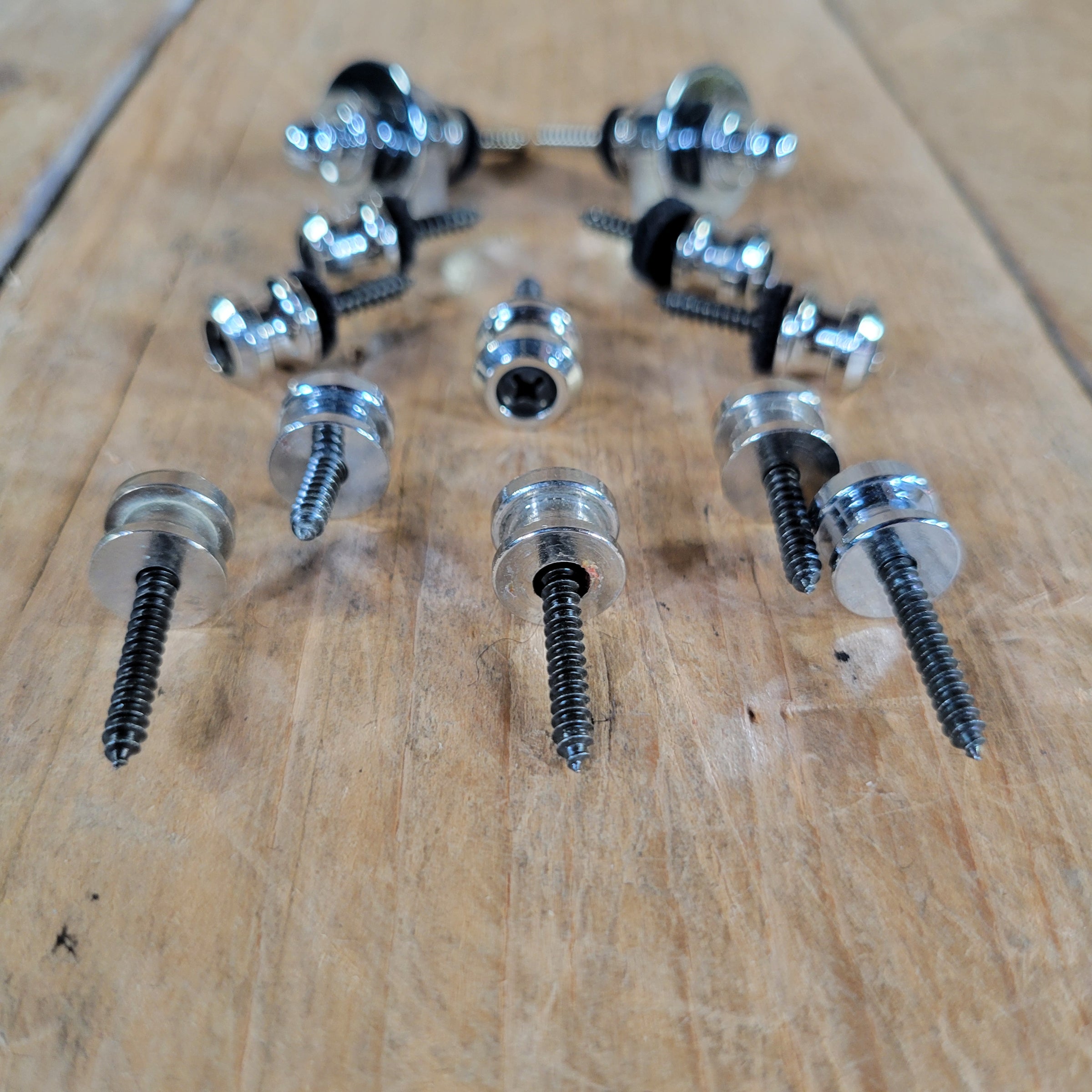 Schaller Straplocks w/ 5 Extra Strap Button Sets Excellent