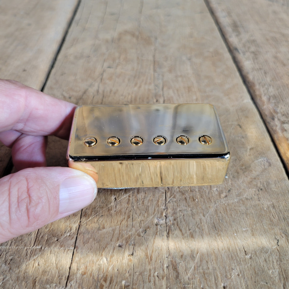 Gibson 1982 Shaw NOS Patent Number Humbucker Gold